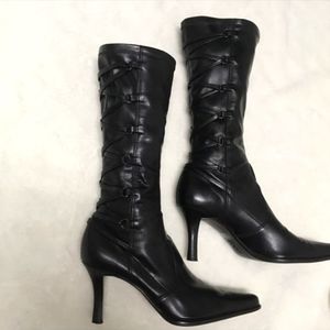 Franco Sarto Corset Back Boots